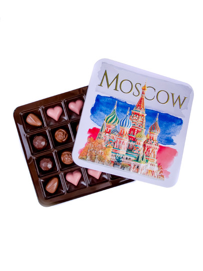  TM LORD Конфеты шоколадны MOSCOW(металлическая коробка)195г) в Симферополе